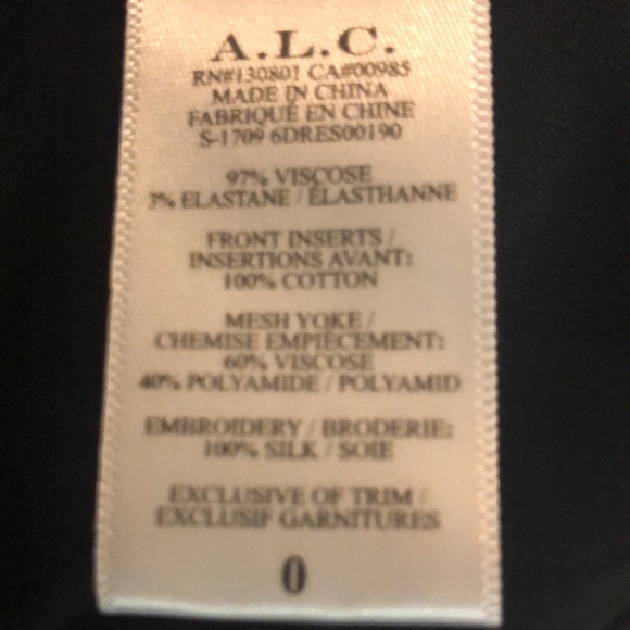 Alc black with lace dress - Picture 5 of 15